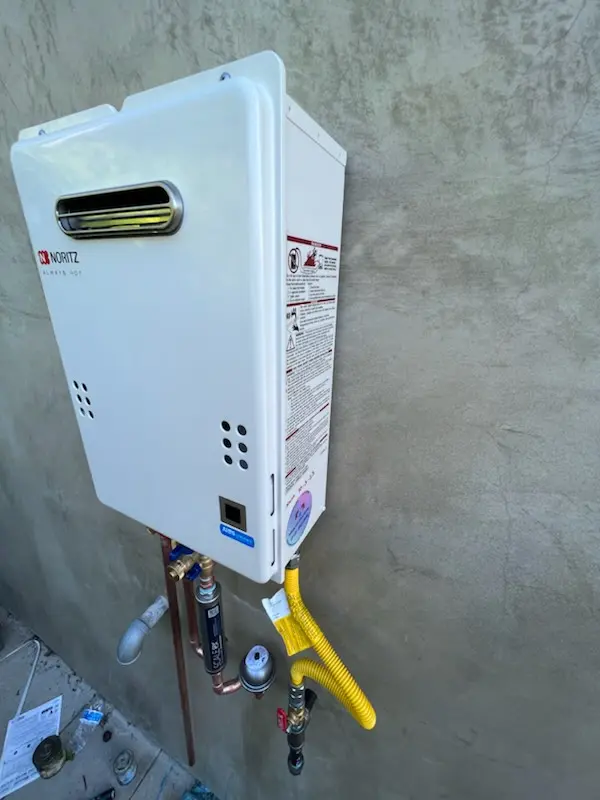 Tankless water heater installation for Florence Hill homes